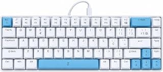 Teclado Mecânico 65% DELTAGaming,68 Teclas RGB/LED USB para PC, cabo 1.5mt | Teclado mecânico