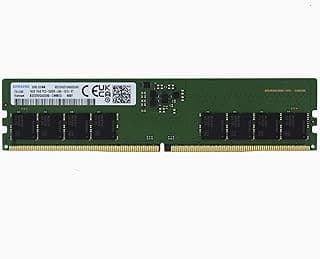 Sam Original 16 GB (1 x 16 GB) DDR5 5600 MHz (ou 4800 MHz PC5-38400) RAM para jogos de alto desempenho PC5-44800 UDIMM sem buffer Não-ECC 1Rx16 CL46 1.1v Power User Desktop PC Atualização de memória