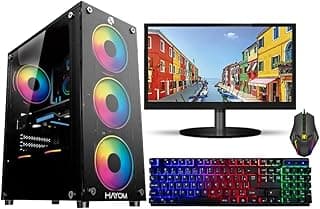 PC GAMER AMD RYZEN 5 5600GT - 16GB DDR4 - SSD 240GB - RADEON VEGA 7 - MONITOR 19'' - KIT GAMER RGB