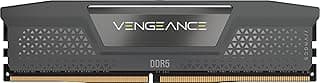 CORSAIR Memória de computador desktop Vengeance DDR5 RAM 32GB (1x32GB) 6000MHz CL38-44-44-96 1,35V AMD Expo Intel XMP 3.0 – Cinza (CMK32GX5M1B6000Z38)