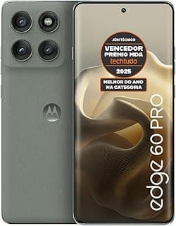 Smartphone Motorola Edge 60 PRO 5G - 512GB 24GB (12GB RAM+12GB Ram Boost) Tela Quad-Curve moto AI 50MP Sony Camera ultrarresistencia militar IP68 + IP69 - Cinza