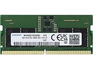 Samsung 8GB (1x8GB) DDR5 4800MHz PC5-34800 SODIMM 1Rx16 CL40 1.1v M425R1GB4BB0-CQK Non-ECC Unbuffered RAM módulo de notebook