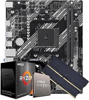 KIT UPGRADE AMD RYZEN 5 5600GT A520M-A PRO MSI - MONTADO E ATUALIZADO (PRETO, 2X 16GB DDR4 3200MHZ)