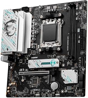 MSI Placa-mãe B650M GAMING WIFI, mATX - Suporta processadores AMD Ryzen série 7000, AM5 - DDR5 Memory Boost 7800+ MHz/OC, PCIe 4.0 x16, M.2 Gen4, Wi-Fi 6E