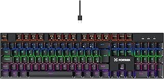 Teclado Gamer Mecânico Fortrek Gravity 100 Fullsized Switch Outemu Red