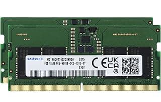 Samsung 16GB (2x8GB) DDR5 4800MHz PC5-34800 SODIMM 1Rx16 CL40 1.1v M425R1GB4BB0-CQK Memória RAM Laptop Notebook Upgrade