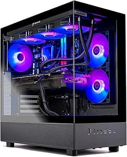 Skytech Azure Gaming PC Desktop, Ryzen 7 9700X 3,8 GHz (5.5GHz Turbo Boost), NVIDIA RTX 4060 8GB GDDR6, 1TB SSD, 16GB DDR5 RAM 6000, 650W Gold PSU, 360mm ARGB AIO, Wi-Fi, Win 11 Home