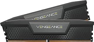 CORSAIR VENGEANCE DDR5 RAM 48GB (2x24GB) 5200MHz CL38 Memória de computador compatível com Intel XMP iCUE - preta (CMK48GX5M2B5200C38)