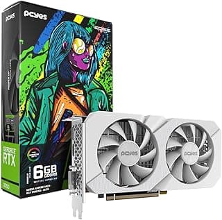 PCYES GPU NVIDIA GEFORCE RTX 3050 6GB GDDR6 96BIT BRANCO PROJETO EDGE - PVRTX30506WTPE