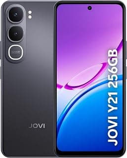 Smartphone JOVI Y21 256GB 8GB RAM Câmera 50MP Bateria 6500mAh (Preto)
