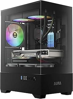 PC Gamer AURA Ryzen 5 5600GT, Placa-Mãe A520M, 16GB DDR4 3200MHz, SSD 240GB, Fonte 500W 80 Plus