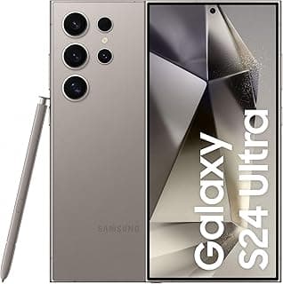 Smartphone Samsung Galaxy S24 Ultra, Galaxy AI, Selfie de 12MP, Tela de 6.8" 1-120Hz, 512GB, 12GB RAM - Titânio Cinza (Recondicionado)
