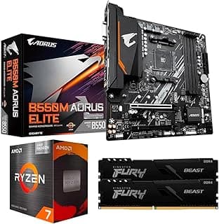 Kit Amd Ryzen 7 5700x, 32GB 3200Mhz, B550 M
