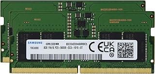 Samsung 16GB (2x8GB) DDR5 5600MHz PC5-44800 SODIMM 1Rx16 CL46 1.1v M425R1GB4PB0-CWM Memória RAM Laptop Notebook Upgrade
