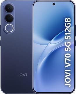 Smartphone JOVI V70 5G Super Câmera 200MP 512GB de Memória 8GB RAM Bateria Longa Duração 7000mAh Processador Octa-Core Dimensity - Azul Safira