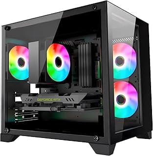 PC Gamer LUDIC by BluePC - AMD Ryzen 7 5700X, Geforce RTX 4060 8GB, 16GB RAM, SSD 512GB M.2 NVMe, Fonte 600W 80 Plus - PGBP-1217LUD