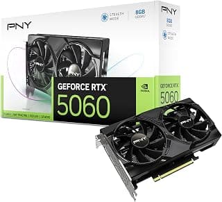 PNY Placa gráfica GEFORCE RTX™ 5060 8GB Dual Fan DLSS 4