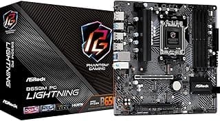 Placa Mãe Asrock B650M PG LIGHTNING (AM5/4xDDR5/HDMI/DP/M.2/USB 3.2)