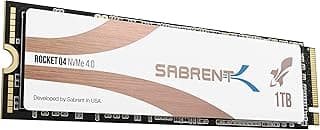 SABRENT 1TB Rocket Q4 NVMe PCIe 4.0 M.2 2280 SSD interno de máximo desempenho Solid State Drive R/W 4700/1800 MB/s (SB-RKTQ4-1TB)