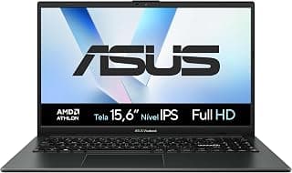 Notebook ASUS Vivobook Go 15, AMD Athlon, 4 GB, 128 GB SSD, W11 Home, 15.6'' LED, Mixed Black - E1504FA-BQ5312WS