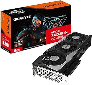Placa de Video Gigabyte RX 7600 Gaming OC, 8gb, GDDR6 - GV-R76GAMING-OC-8GD