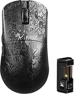Mouse Gamer Sem Fio ATTACK SHARK R11 ULTRA de Fibra de Carbono, 8000Hz, 49g SUPERLEVE, 42000DPI, Sensor PAW3950MAX, Chip Nordic 52840, Revestimento Nano-Metal Ice, 20000 FPS, Mouse com BT/2.4G/USB-C
