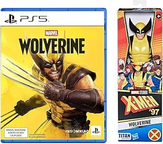 Kit Marvel's Wolverine PlayStation 5 + Boneco Wolverine Marvel Titan Heroes X-Men