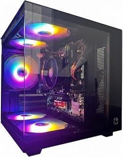 PC Gamer Ryzen 7 5700G, Placa mãe A520M, 16GB DDR4 3200MHz, SSD 480GB, Fonte 600W 80 Plus Bronze, Gabinete Aquario com 5 Fans RGB
