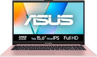 Notebook ASUS Vivobook Go 15, AMD Athlon, 4 GB, 128 GB SSD, W11 Home, 15.6'' LED, Rose Pink - E1504FA-BQ5313WS
