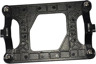 Suporte para Cooler de CPU, Placa Traseira Da Placa-mãe, Peça de Reposição para Reparos de PC, Suporte para Dissipador de Calor para Soquete B650 AM5, Preto, Tamanho real