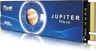 SSD Fikwot FX991 M.2, 500 GB NVMe M2 2280 PCIe Gen 4x4, Leitura até 6.300 MB/s, para Notebook, PS5, Computador de Mesa, 3D QLC NAND