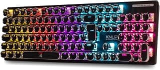 Teclado Mecânico Switch Black Gamer Led Rgb Abnt 2 Usb Pc