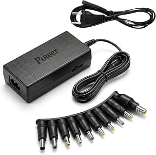 Fonte Notebook Universal Adaptador com 9 Pinos Conectores Portátil Bivolt 110/220 120W Ajuste de Voltagem
