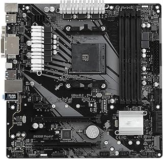 Placas-mãe de computador adequadas para placa-mãe ASRock B450M Pro4-F B450 B450M AM4 DDR4 64GB Ultra M.2 suporta Ryzen 5 5600 4300GE 2600 3200G 5700 CPU Micro ATX