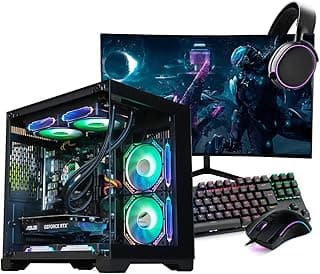 PC Gamer Completo Ryzen 5 5500, RTX 3050, 16GB DDR4, SSD 480GB, 600W 80 Plus, Monitor 21.5" Full HD, Kit Gamer, Windows 11 Pro, M9CW8G17-E