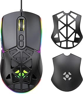 Mouse Gamer Com Fio Striker Preto Fortrek