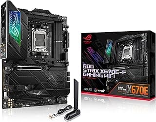 Placa Mãe Asus ROG STRIX X670E-F GAMING WIFI (AM5/4xDDR5/HDMI/DP/M.2/USB 3.2)