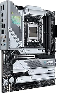 ASUS Placa mãe Prime X670E-PRO WiFi AMD X670 AM5 Ryzen™ Desktop 9000 8000 e 7000 ATX com PCIe® 5.0, quatro slots M.2, slots DDR5, USB 3.2 Gen 2x2 Type-C®, suporte USB4®, WiFi 6E e Ethernet 2.5G