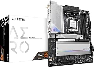 GIGABYTE B650 AERO G (AM5/LGA 1718/AMD B650/ATX/ 5 anos de garantia/DDR5/PCIe 5.0 M.2/PCIe 5.0/USB 3.2 Gen2X2 Type-C/Wi-Fi 6E/Intel 2.5GbE LAN/Placa-mãe)