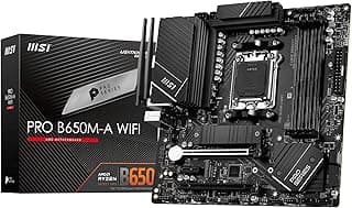 Placa Mãe MSI PRO B650M-A WIFI (AM5/4xDDR5/HDMI/DisplayPort/M.2/USB 3.2)