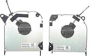 BestParts Novo Ventilador de Resfriamento para Cpu + Gpu para Hp Omen 16-U, 16-U000, 16-U0Xxx 16T-U0Xxx, P/N: N43727-001 (Observação: Compatível Apenas com Placas Gráficas Da Série Rtx 4060/4070)