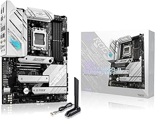 ASUS ROG Strix B650-A Gaming WiFi 6E AM5 (LGA1718) Ryzen 7000 Placa-mãe (12 + 2 estágios de energia, DDR5, 3xM.2 Slots, PCIe® 4.0, 2.5G LAN, WiFi 6E, USB 3.2 Gen 2x2 Type-C® Port)