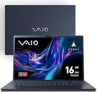 Notebook VAIO FE16 AMD® Ryzen 5-5625U - Linux Debian 12-16GB RAM 512GB SSD 16" IPS WUXGA - VJFE69F11X-B0711H - Cinza Grafite