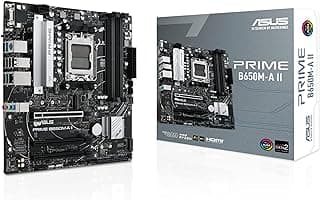 Placa Mãe Asus PRIME B650M-A II (AM5/4xDDR5/HDMI/DisplayPort/VGA/M.2/USB 3.2)