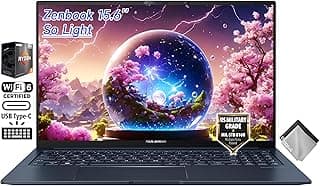 ASUS Notebook Zenbook 15 Business Slim, 15,6" Fhd 100% Srgb, Amd Ryzen 5 7535U, Teclado Retroiluminado, Wi-Fi 6E, Usb C, Windows 11 Home, Com Tela (16 Gb De Ram Lpddr5, Ssd Pcie De 2 Tb)