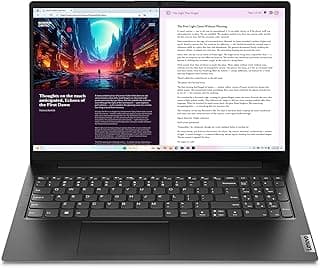 Lenovo Notebook V15 Gen 4, AMD Ryzen 7-7730U, 16GB RAM, SSD 512GB, Tela 15.6" Full HD, Windows 11 Pro, Preto