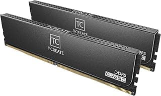 TEAMGROUP T-Create Expert Overclocking 10L DDR5 32GB Kit (2 x 16GB) 6000MHz (PC5-48000) CL38-46-46-76 Intel XMP 3.0 & AMD Expo Módulo de Memória de Desktop Compatível Ram Preto