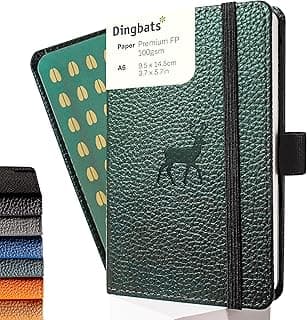 Dingbats* Wildlife A6 Pocket Grey Elephant Notebook - Dotted
