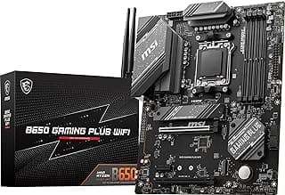Placa Mãe MSI B650, Gaming Plus Wi-fi, ATX, AM5, DDR5, HDMI, Displayport, M.2, USB