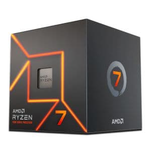 Processador AMD Ryzen 7 7700, 8-Core, 16-Threads, 3.8GHz (5.3GHz Turbo), Cache 40MB, AM5, 100-100000592SBX